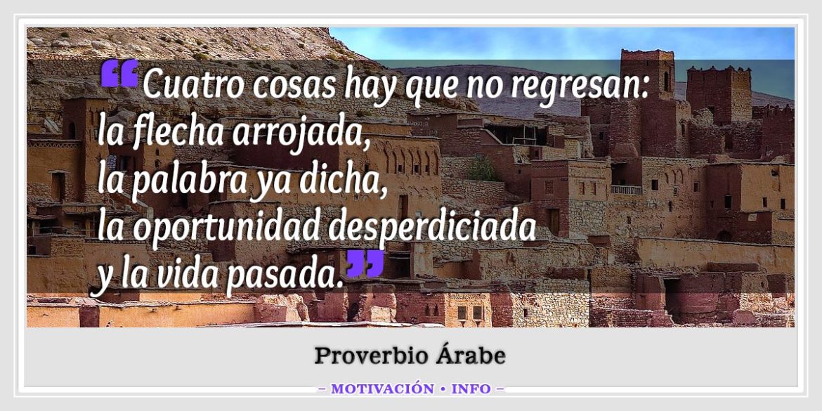 Proverbio Árabe